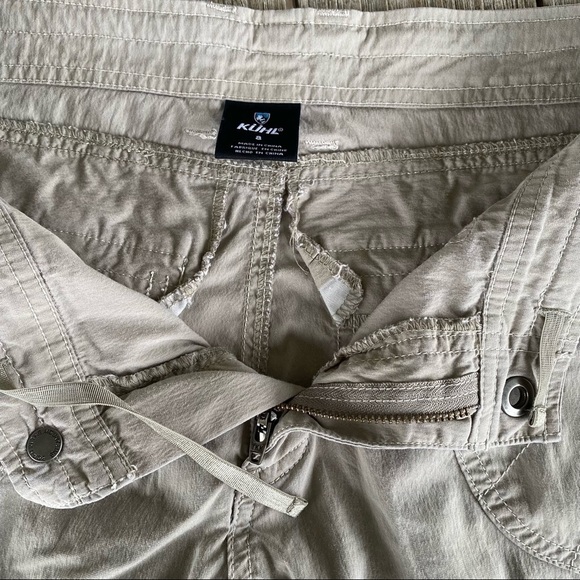 Kuhl Kontra Convertible Hiking Trail Crop Roll Tab Lightweight Stretch Size 8 - Picture 6 of 12